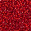 SB-0010 22g of Silverlined Flame Red 6/0 Miyuki Seed Beads