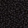 SB-0401 22g of Opaque Black 6/0 Miyuki Seed Beads