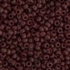 SB-0409 22g of Opaque Chocolate Brown 6/0 Miyuki Seed Beads