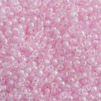 SB6-0272 22g of Pink Lined Crystal AB 6/0 Miyuki Seed Beads