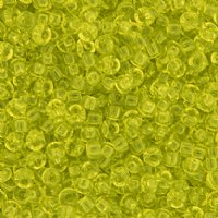 SB6-0143 22g of Transparent Chartreuse 6/0 Miyuki Seed Beads