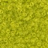 SB-0143 22g of Transparent Chartreuse 6/0 Miyuki Seed Beads