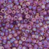 SB-0142FR 22g of Matte Transparent Smoky Amethyst AB 6/0 Miyuki Seed Beads