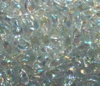 LM0250 - 10 Grams Crystal Iris 4x7mm Long Miyuki Magatama Drop Beads
