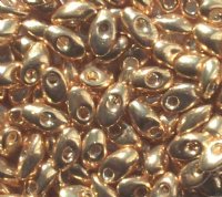 LM1052 - 10 Grams Galvanized Gold 4x7mm Long Miyuki Magatama Drop Beads