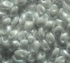 LM0420 - 10 Grams White Lustre 4x7mm Long Miyuki Magatama Drop Beads