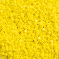 SB18-0404 20 grams of 1.8x1.8mm Opaque Yellow Miyuki Cube Beads
