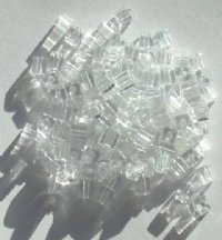10 grams of 4x4mm Transparent Crystal Miyuki Cubes