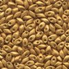 LM4202F - 10 Grams Matte Metallic Galvanized Duracoat Gold 4x7mm Long Miyuki Magatama Drop Beads