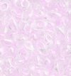 LM2144 - 10 Grams Crystal Colorlined Pink Iris Lustre 4x7mm Long Miyuki Magatama Drop Beads