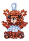 Miyuki 35mm Chako The Bear Mascot Charm Beading Kit