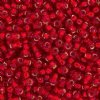 SB11-0011 22g of Silverlined Ruby Red 11/0 Miyuki Seed Beads