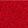 SB11-0140 22g of Transparent Red Orange 11/0 Miyuki Seed Beads