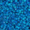 SB11-0149FR 22g of Transparent Matte Capri Blue AB 11/0 Miyuki Seed Beads
