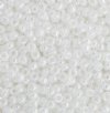 SB11-0420 22g of Opaque White Pearl Lustre 11/0 Miyuki Seed Beads