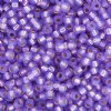 SB11-0574 22g of Silverlined Dyed Lilac Alabaster Opal 11/0 Miyuki Seed Beads
