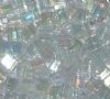 TL0250 5.2 Grams Crystal AB Two Hole Miyuki Tila Beads