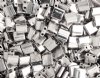 TL0194 5.2 Grams Metallic Silver Palladium Two Hole Miyuki Tila Beads