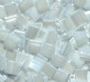 TL0420 5.2 Grams White Pearl Lustre Two Hole Miyuki Tila Beads