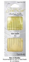 Dazzle-It ! 7pcs of  #11 Gold Eyed Beading Needles