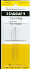 Pack of #10/13 Long Fine John James English Beading Needles