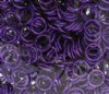 100 6.5mm Purple Coated Jump Rings