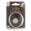 4 Yards of 21ga Silver Plated Half Round Wire