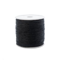 100 Yards of .8mm Black Knotting Cord