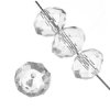 35 6x8mm Faceted Crystal Chinese Crystal Donut Beads