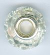 1  8x14mm Faceted Pandora Style Crystal AB Glass Bead