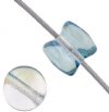 44 4x6mm Crystal Lagoon Glass Pellet Beads