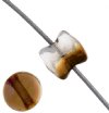 44 4x6mm Crystal Valentinite Glass Pellet Beads