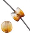 44 4x6mm Crystal Venus Glass Pellet Beads