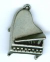 1 22x14mm Antique Silver Piano Pendant