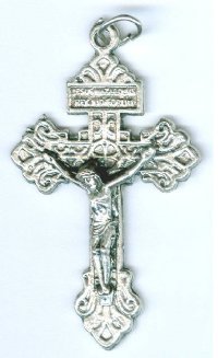 1 53x33mm Large Antique Silver Cross