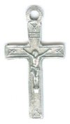 1 22mm Antique Silver Cross Pendant