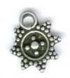 1 11mm Antique Silver Bali Style Star Pendant