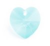 1 10mm Preciosa Light Blue Heart