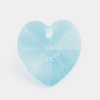 1 14mm Preciosa Light Blue Heart