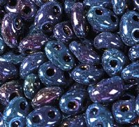 TB-01004 - 10 Grams Blue Iris 2.5x5mm Preciosa Twin Beads