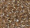 TB-02005 - 10 Grams Bronzelined Crystal 2.5x5mm Preciosa Twin Beads