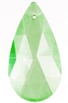 1 38x19mm Light Green Preciosa Pear Pendant