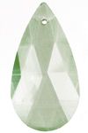 1 38x19mm Sage Green Preciosa Pear Pendant