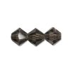 50 3mm Black Diamond Preciosa Bicone Beads