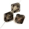 50 4mm Black Diamond Preciosa Bicone Beads
