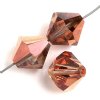 50, 4mm Capri Gold Preciosa Bicone Beads