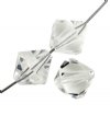 50 4mm Crystal Preciosa Bicone Beads