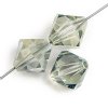 50 4mm Viridian Preciosa Bicone Beads