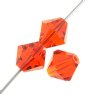 50 4mm Hyacinth Preciosa Bicone Beads