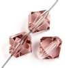 50 4mm Light Amethyst Preciosa Bicone Beads